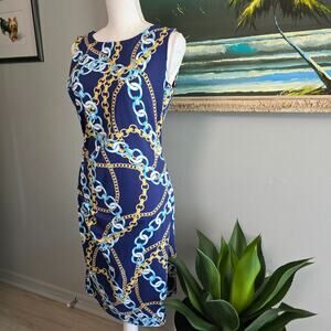 NWT J. McLaughlin Sophia Dress Cheshire Chain MSRP $228
